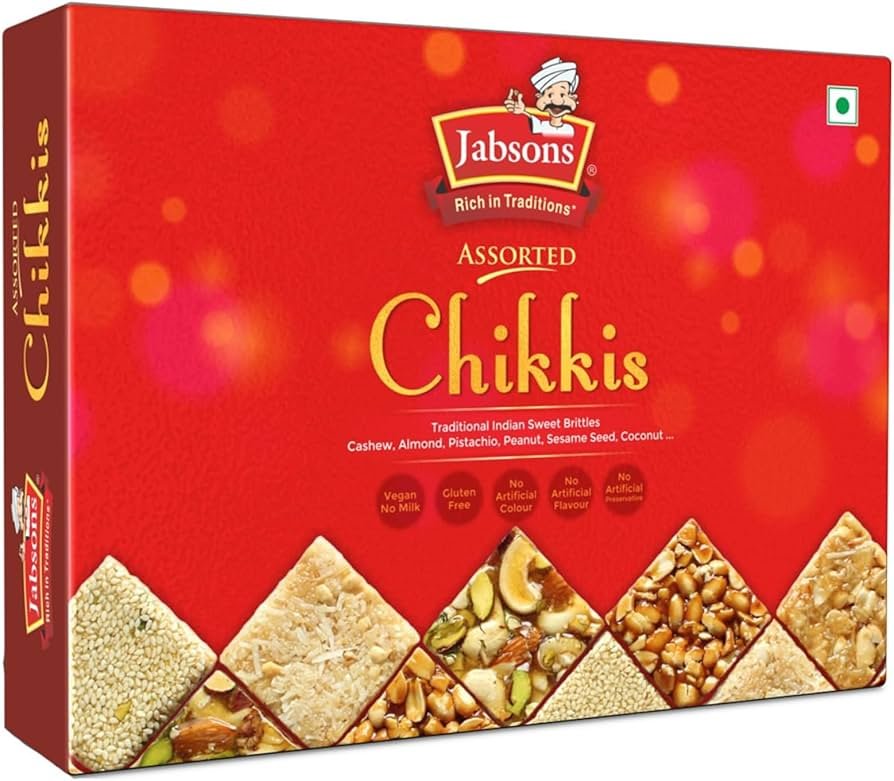 Jabsons Chikki Assorted 400g
