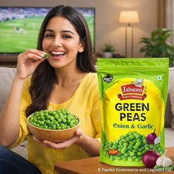Jabsons Green Peas Onion Garlic 400g