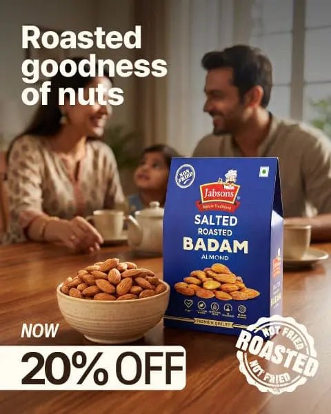 Jabsons Salted Roasted Badam 20g