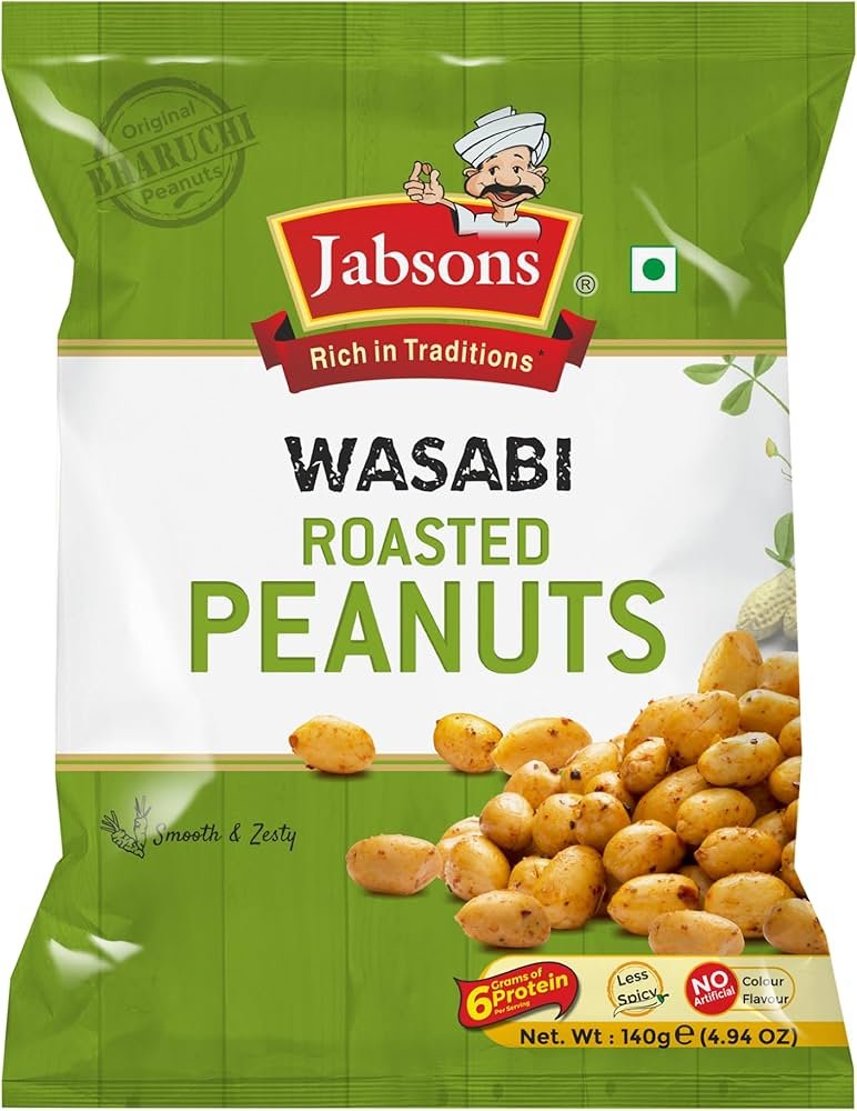 Jabsons Wasabi Peanuts 140g