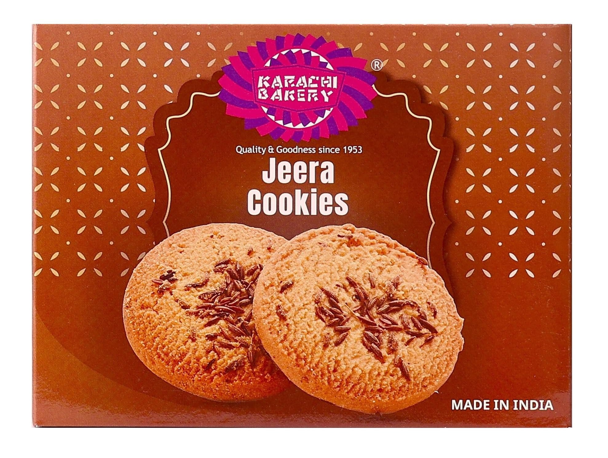 KARACHI BAKERY Jeera Cookies 400g - Snacks