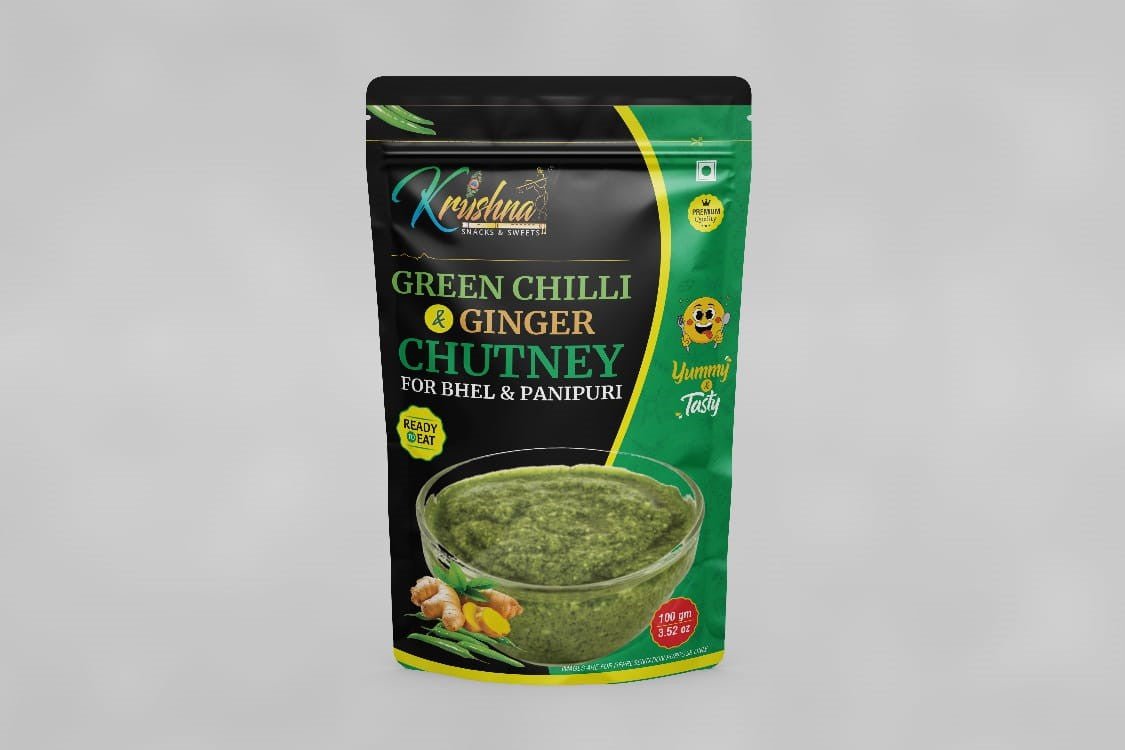 KRISHNA Green Chilli Ginger Chutney