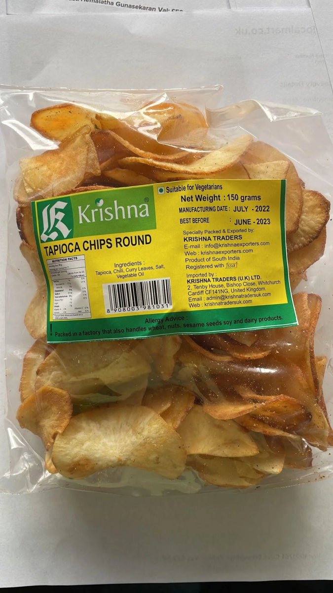KRISHNA Salty Banana Chips 150g - Snacks