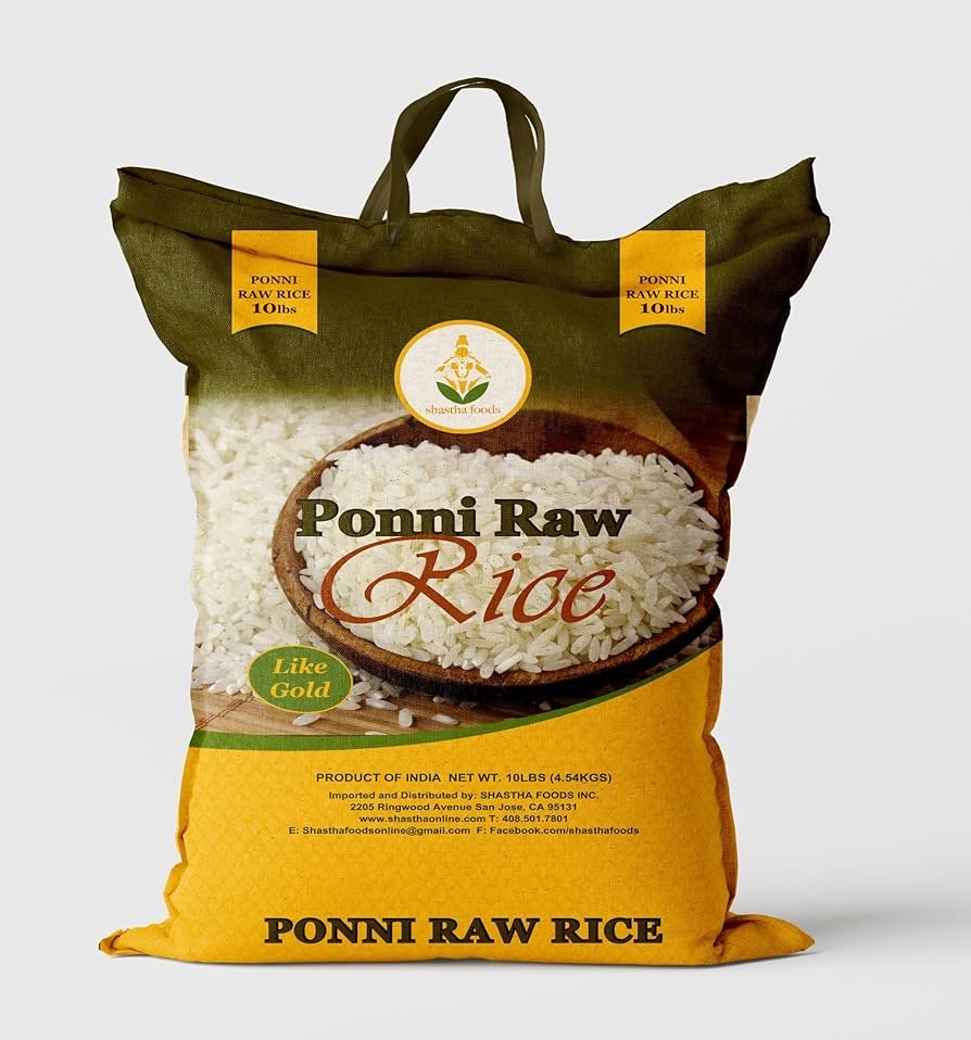 Kaveri Ponni Raw Rice 10lb