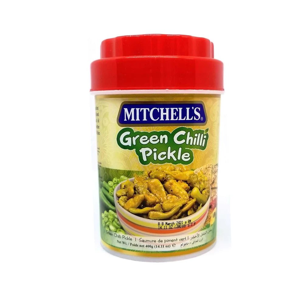 MITCHELL'S Green Chilli Pickle 400g