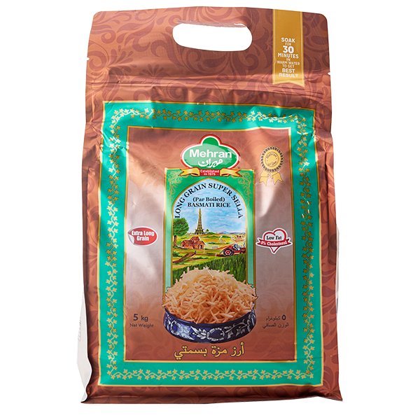 Mehran Basmati Rice 10lb - Flour & Grains