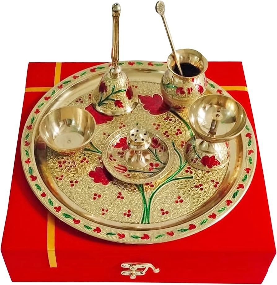 Minakari Pooja Thali