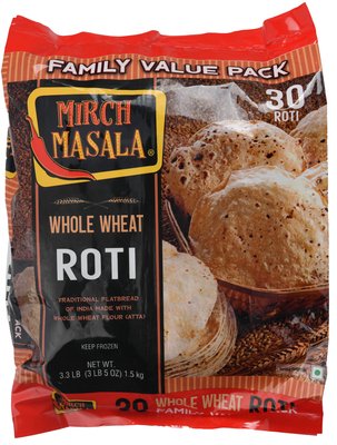 Mirch Masala Whole Wheat Roti 30pcs
