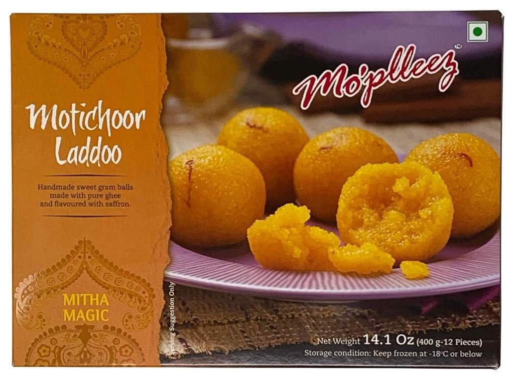 Mo'pleez Motichoor Ladoo 400g - Snacks