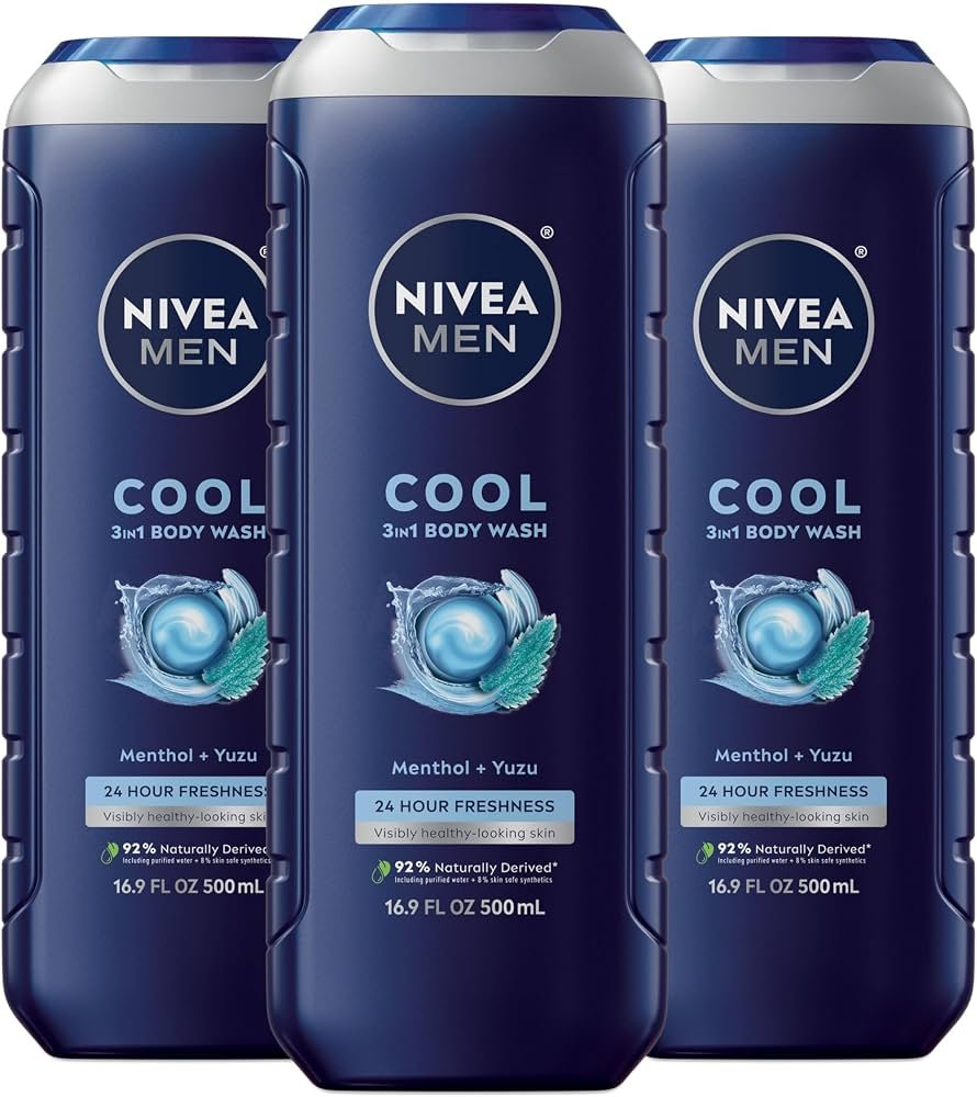 NIVEA MEN 3 in 1 Shower Gel 250ml - Health & Care