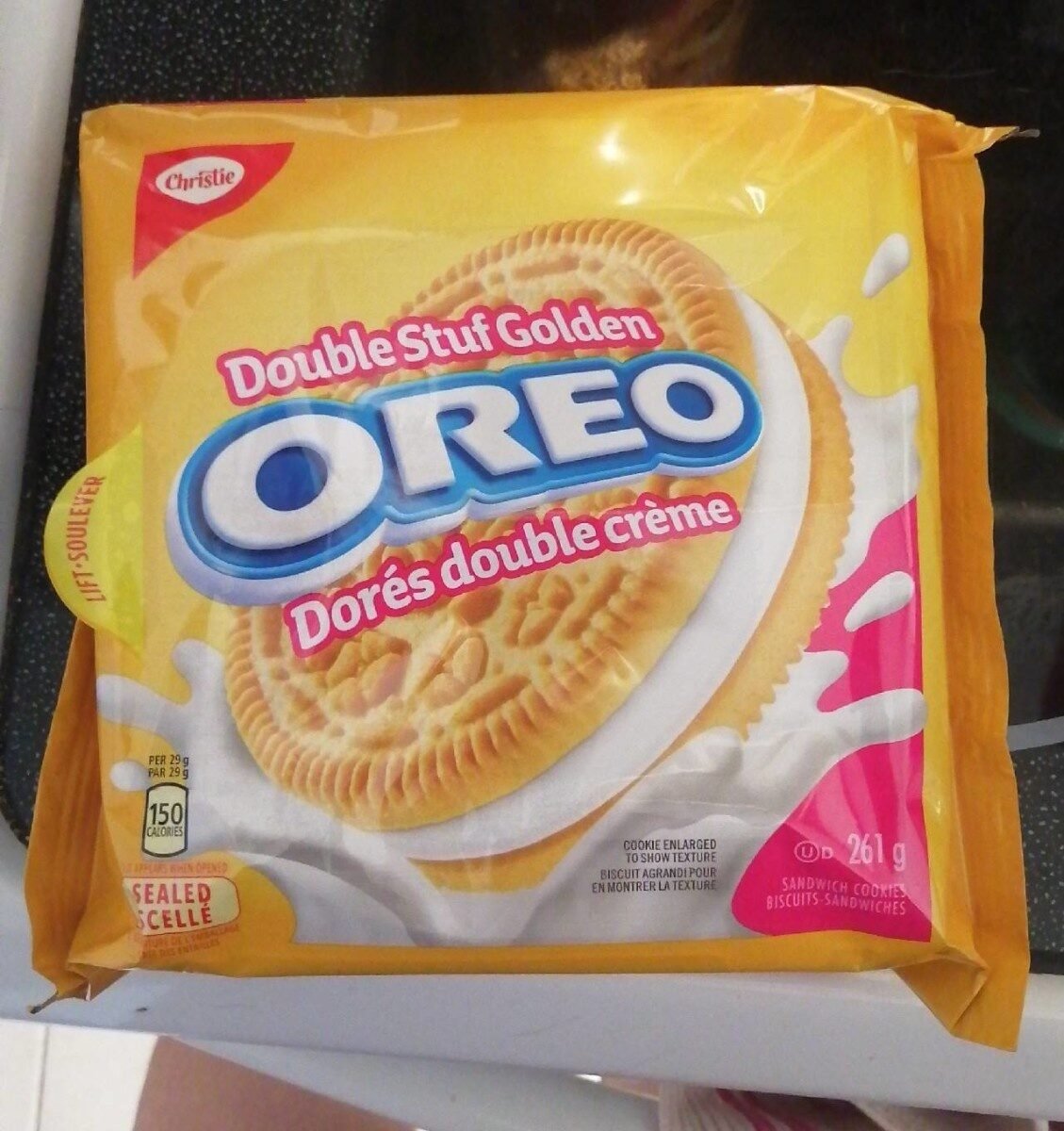 Oreo Double Stuf Golden 261g