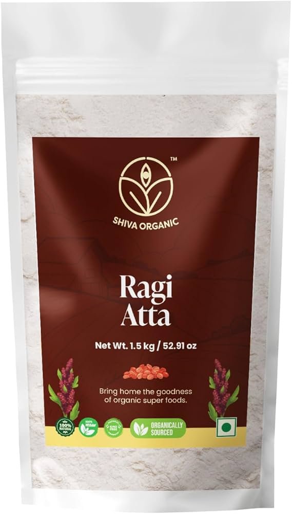 Organic Ragi Flour 2lb - Flour & Grains