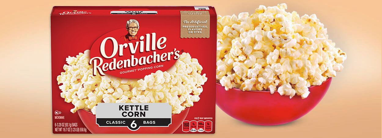 Orville Popcorn Buttery 492g