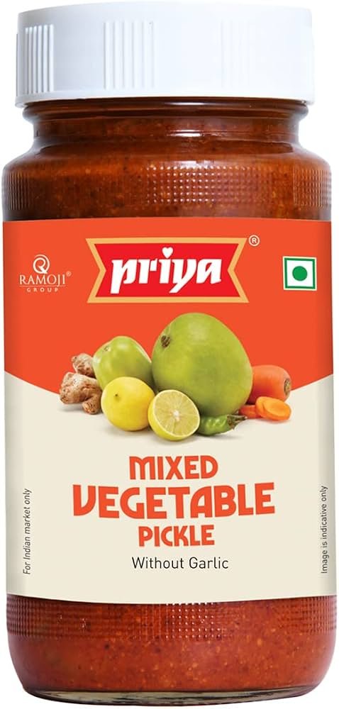 Priya Mixed Vegetable Pickle 300g