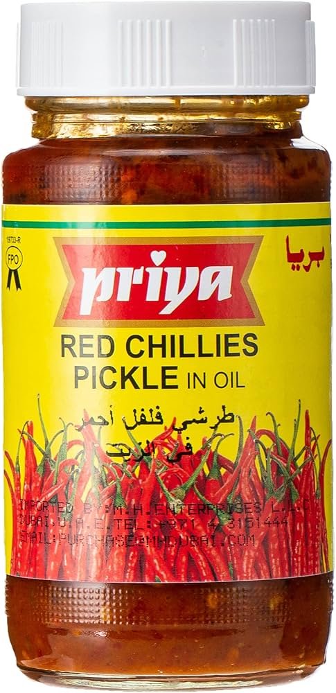 Priya Red Chilli Pickle 300g - Condiments