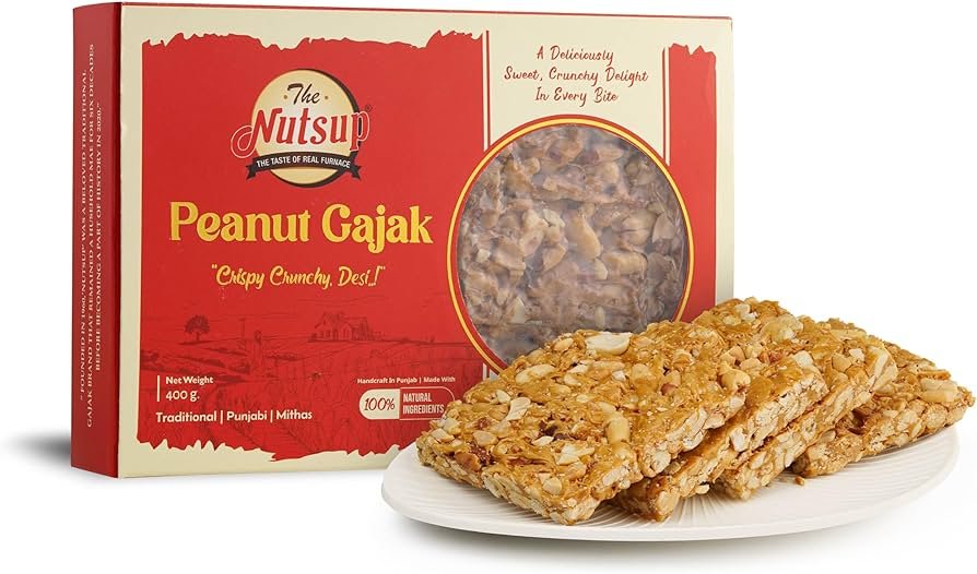 Punjab King Peanut Gur Gajak 400g