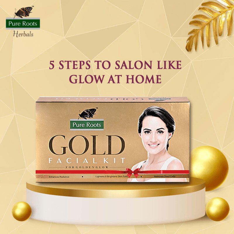 Pure Root Facial Kit Gold - Health & Care
