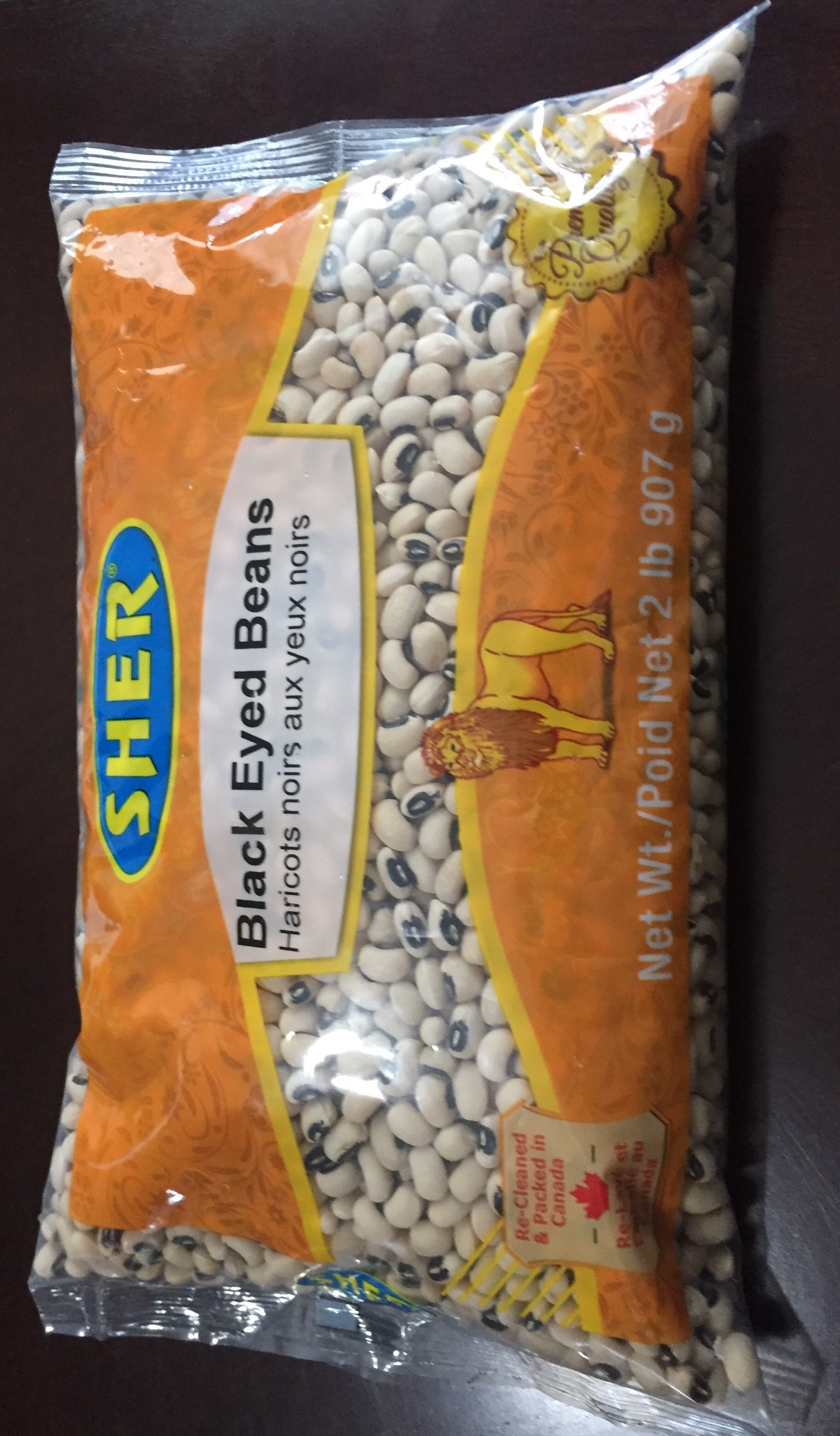 SHER Black Eye Beans 2lb