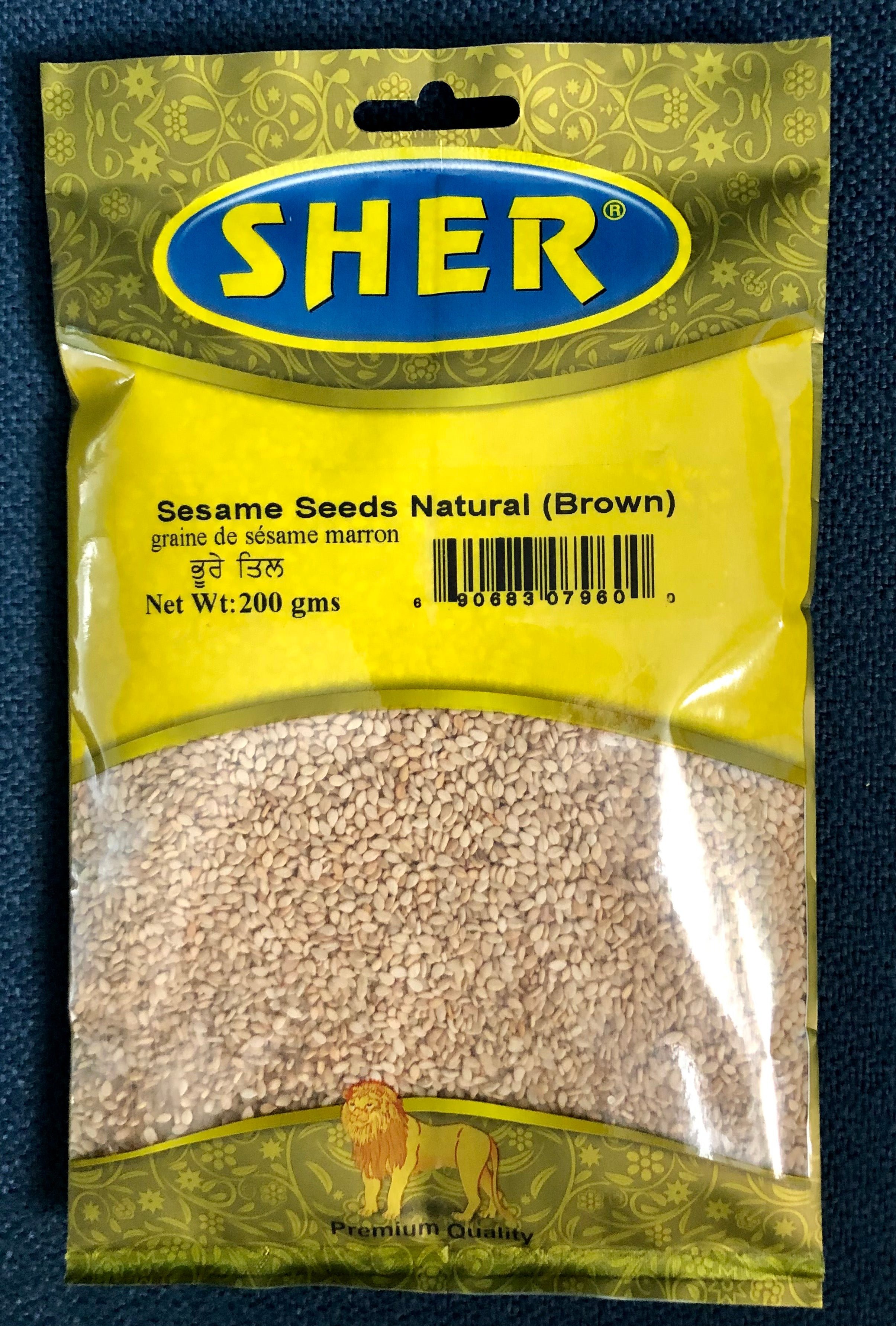 SHER Brown Sesame Seeds 200g