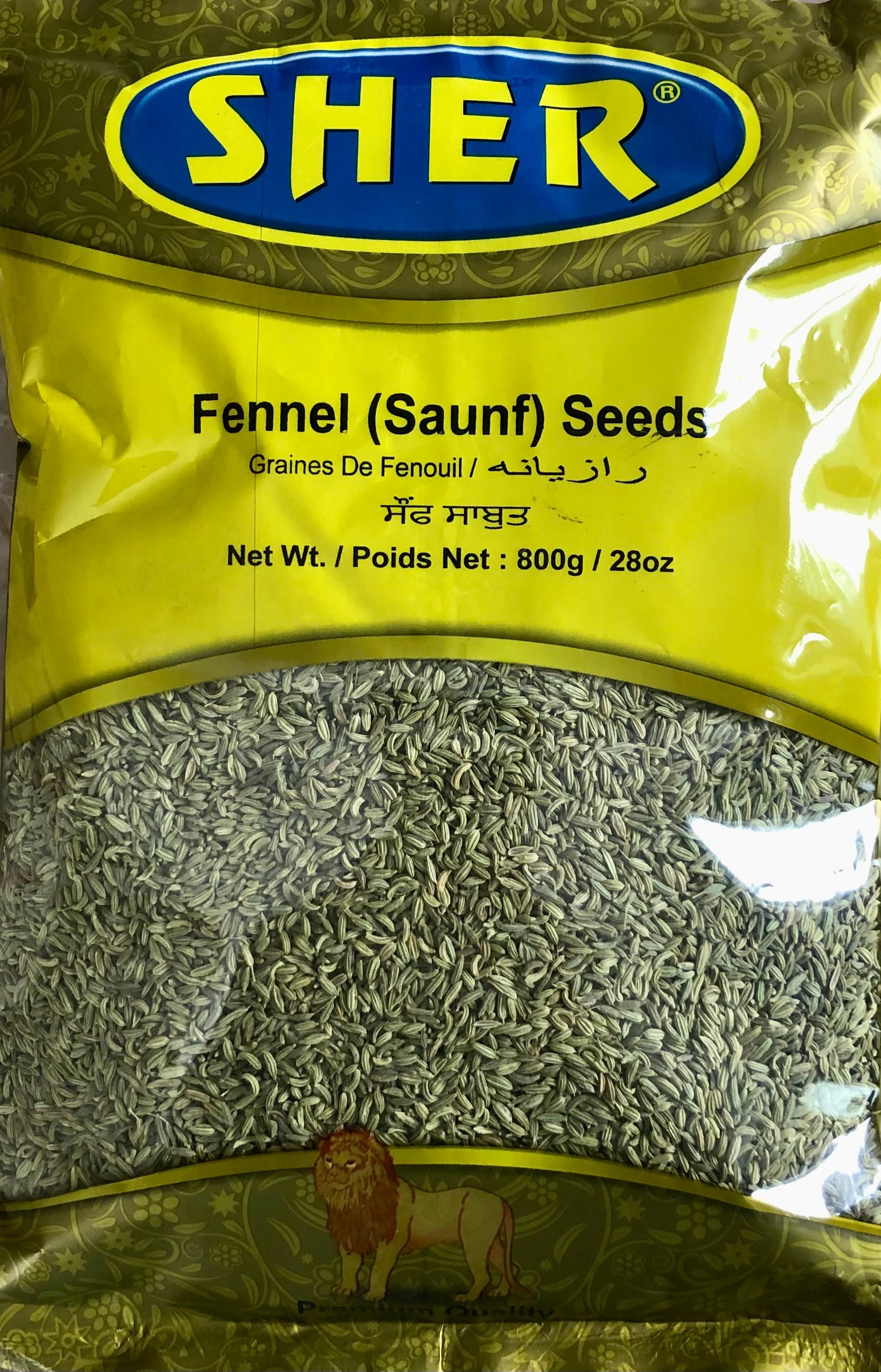 SHER Fennel Seeds 400g - Spices and Herbs