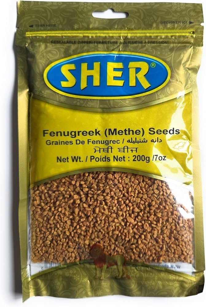 SHER Fenugreek (Methi) Seeds 200g - Spices and Herbs