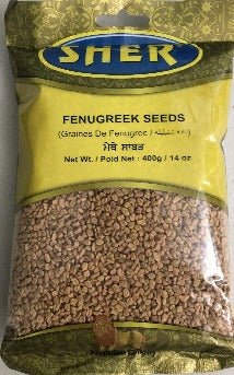 SHER Fenugreek Seeds 400g - Spices and Herbs