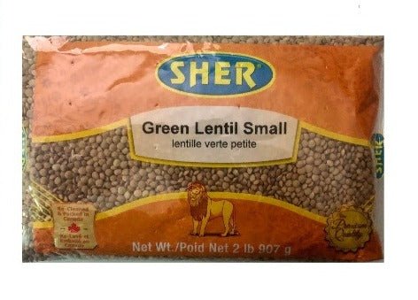 SHER Green Lentils Small 2lb