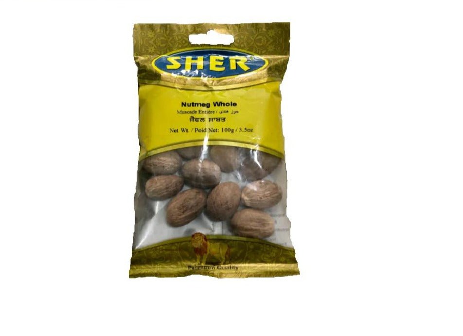 SHER Nutmeg Whole 100g