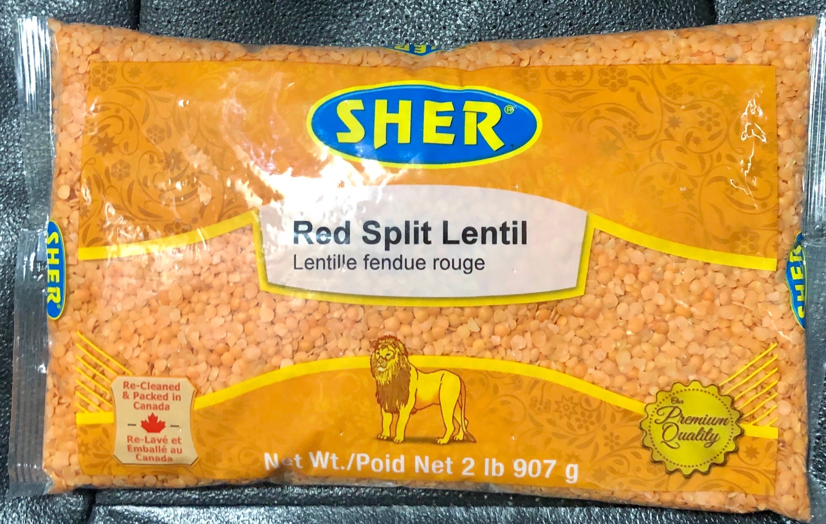 SHER Red Split Lentils 2lb