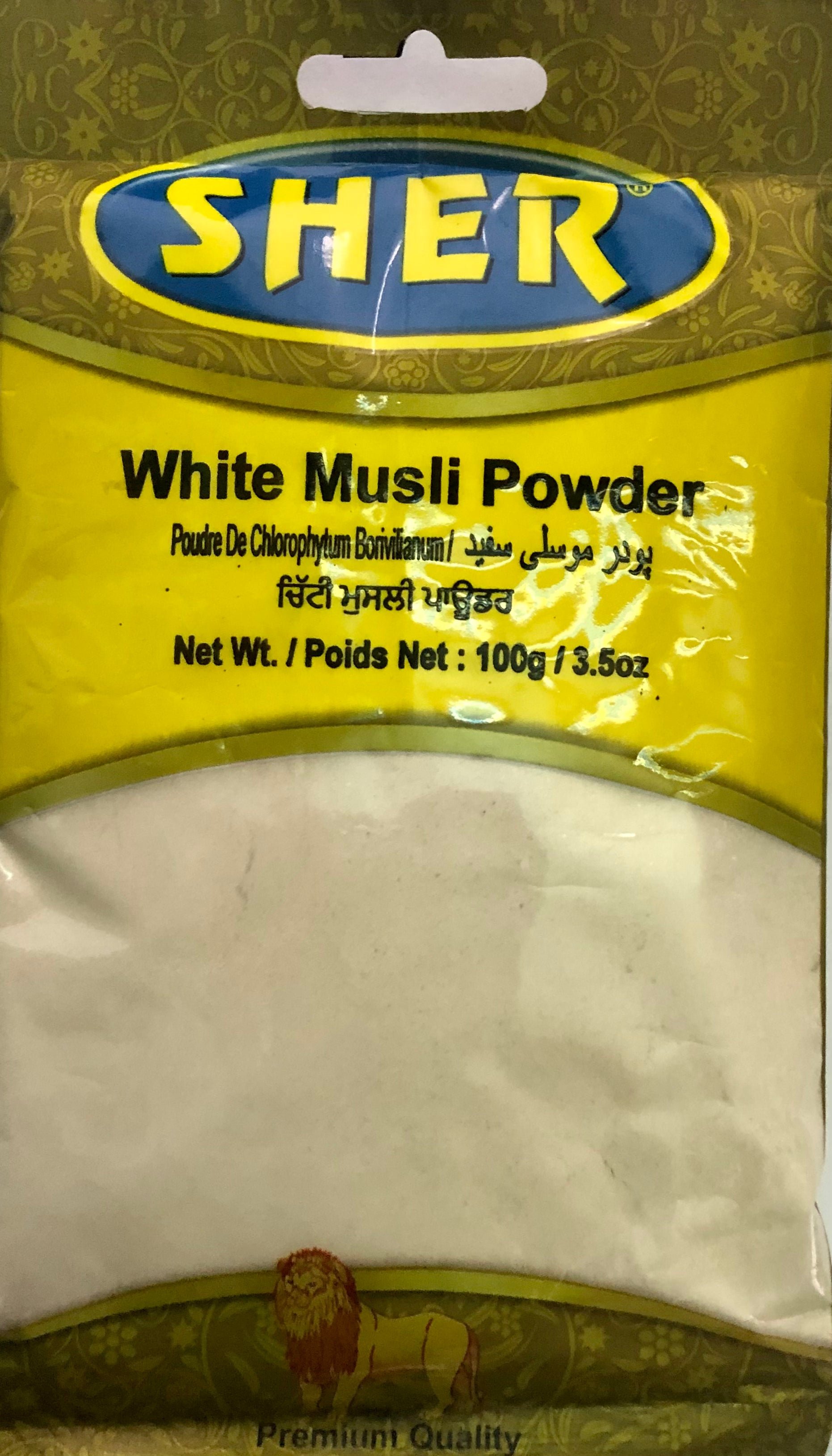 SHER White Musli Powder 100g