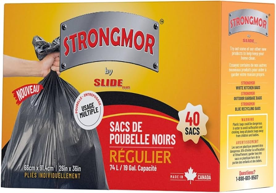 STRONGMOR Clear Garbage Bag