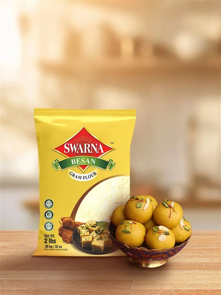 SWARNA Besan 4lb - Flour, Grains & Rice