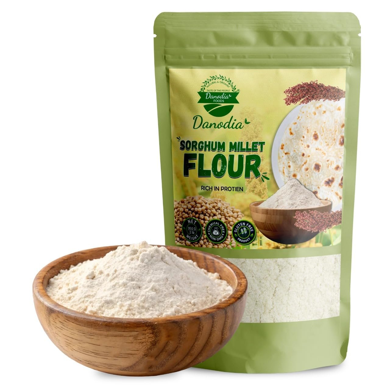 Sorghum Millet Flour 2lb - Flour, Grains & Rice