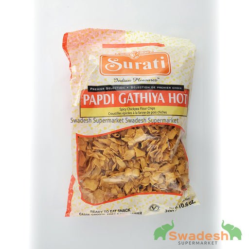 Surati Papdi Gathiya Hot 300g - Snacks