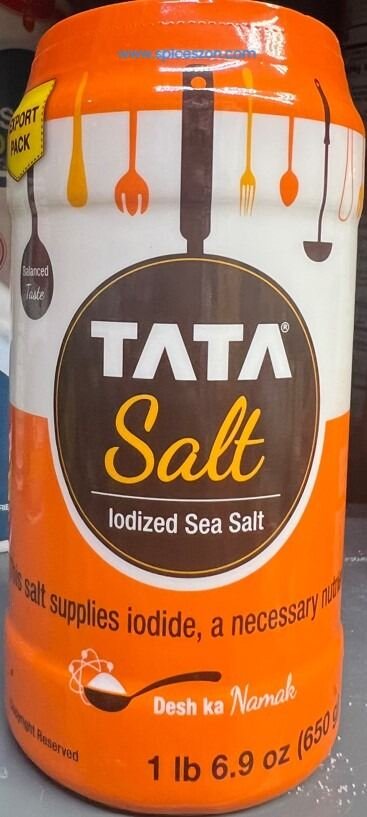 Tata Iodized Sea Salt 650g