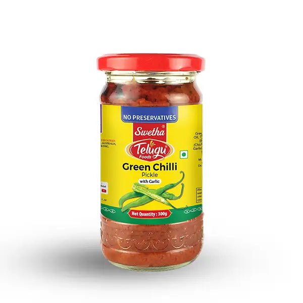 Telugu Green Chilli Pickle 300g