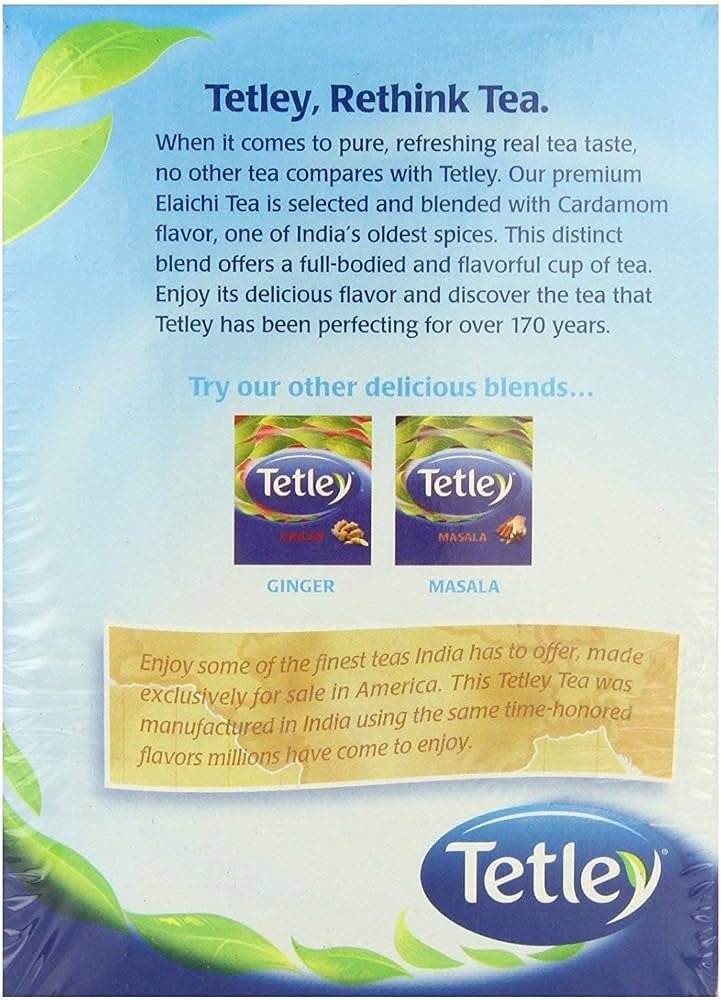 Tetley Ginger Tea 72 Bags