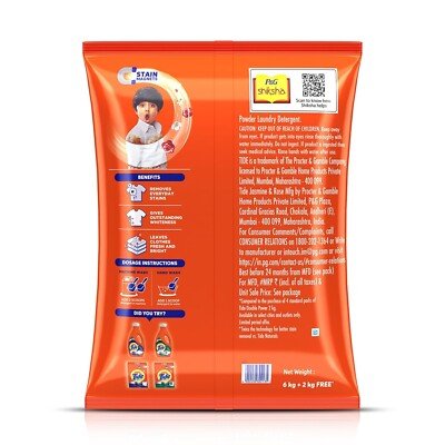 Tide Jasmine and Rose 2kg