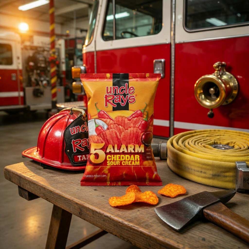 Uncle Ray's Spicy Cheddar Chips