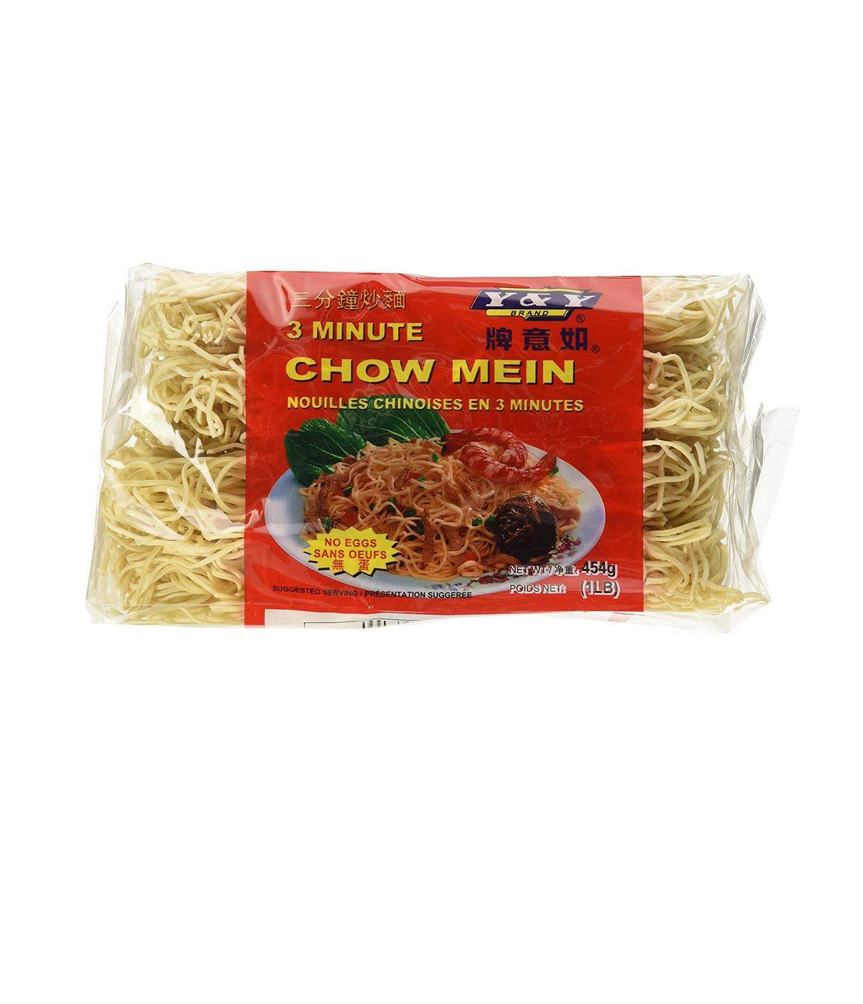 Y&Y Chow Mein No Egg 454g