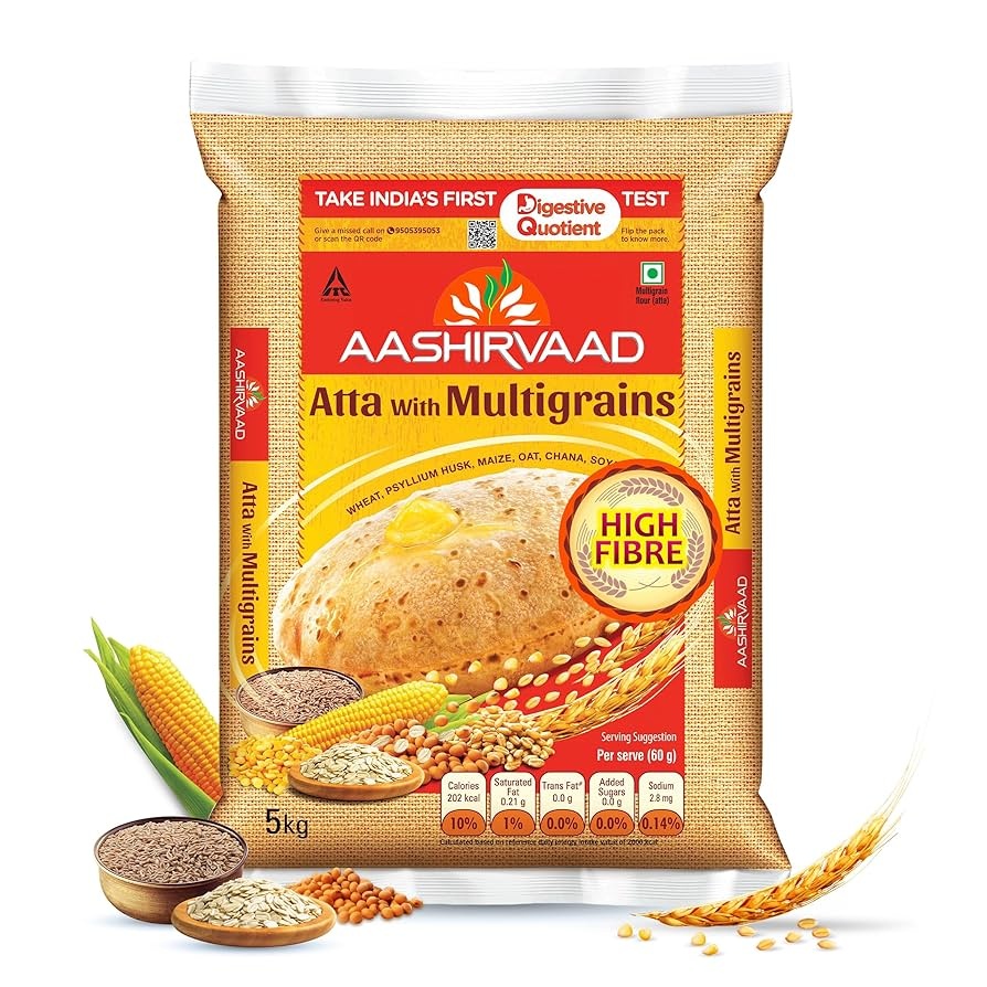 Aashirvaad Multigrain Flour 10lb