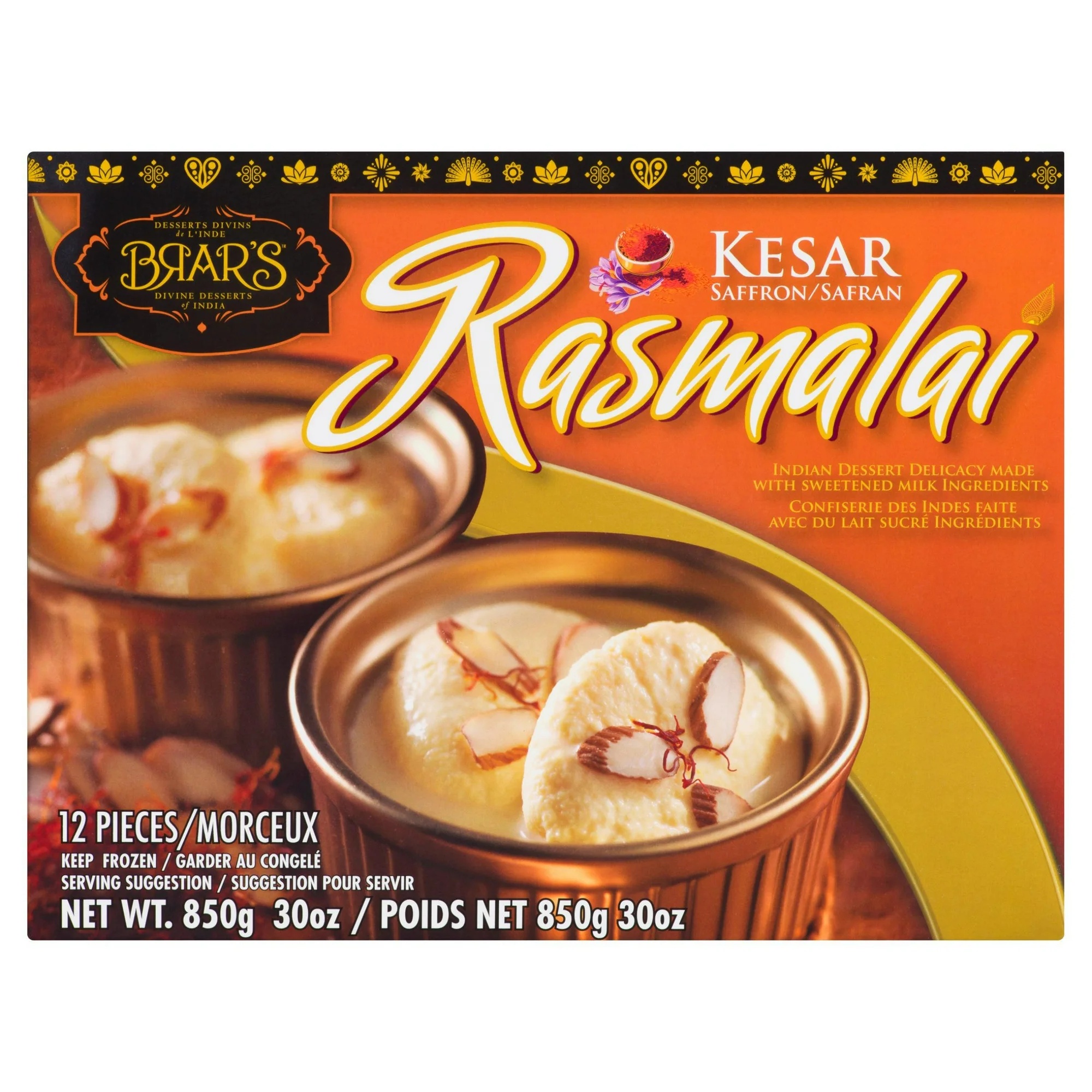 BRAR Kesar Rasmalai 850g