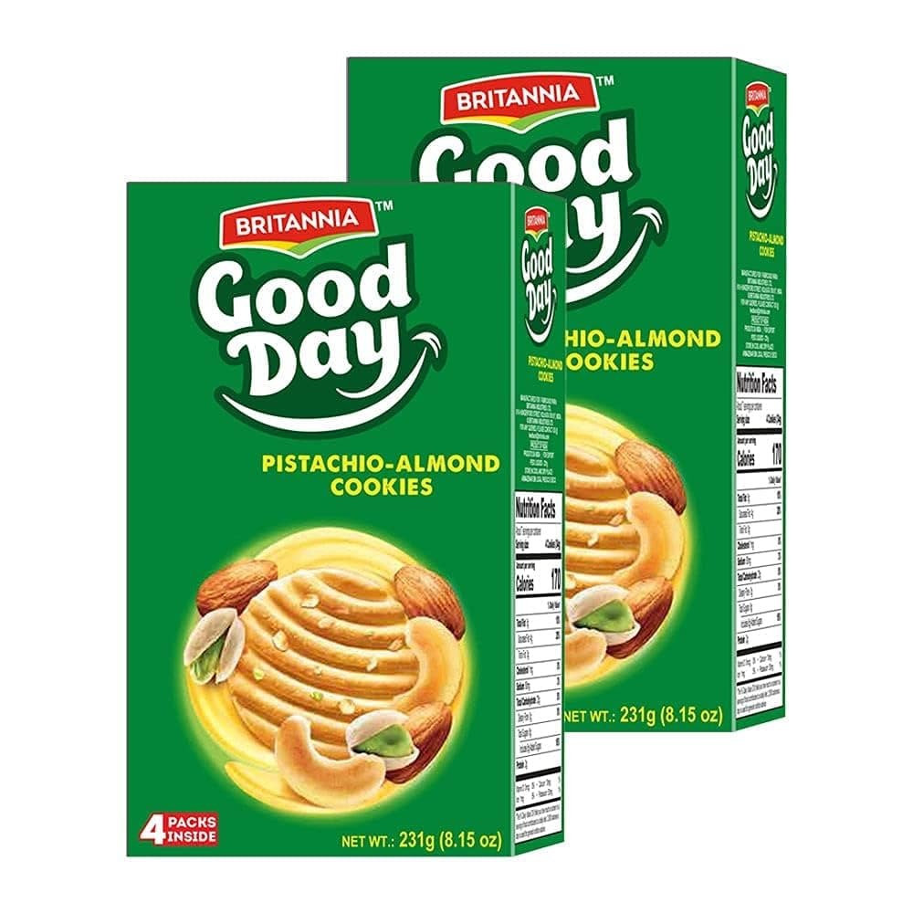 Britannia Good Day Pista Almond Cookies 231g