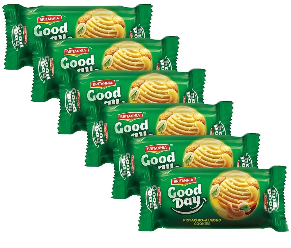 Britannia Good Day Pista Almond Biscuits 75g