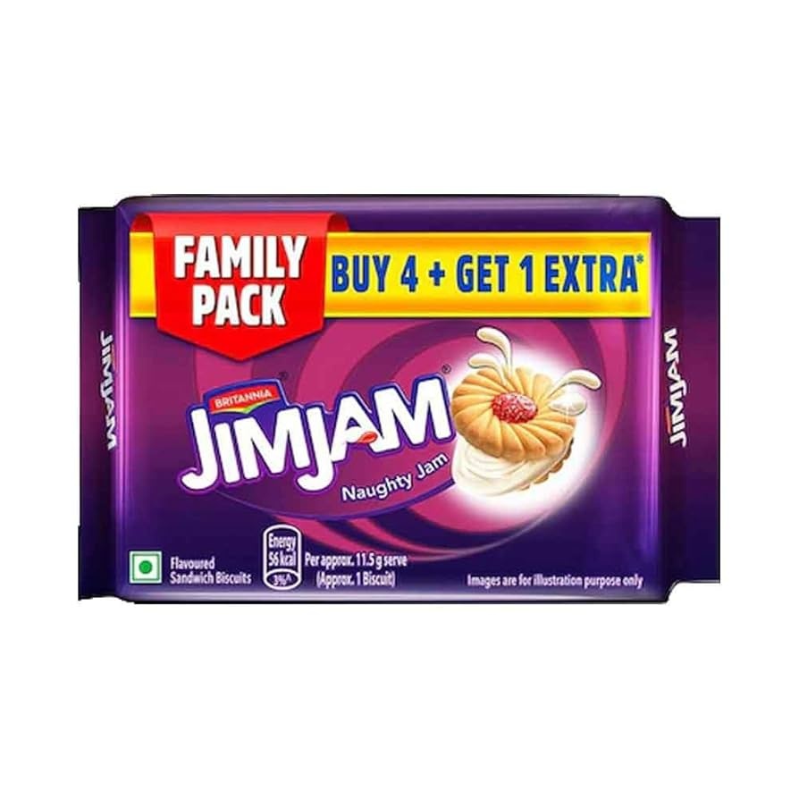 Britannia Jim Jam Family Pack 460g
