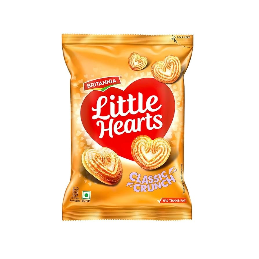 Britannia Little Hearts 75g