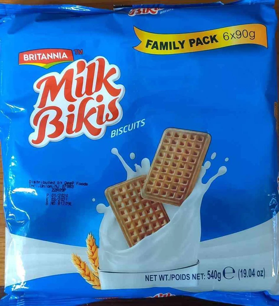 Britannia Milk Bikis Family Pack 540g