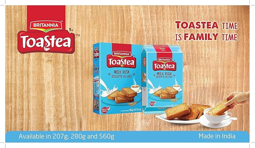 Britannia Toastea Milk Rusk 280g
