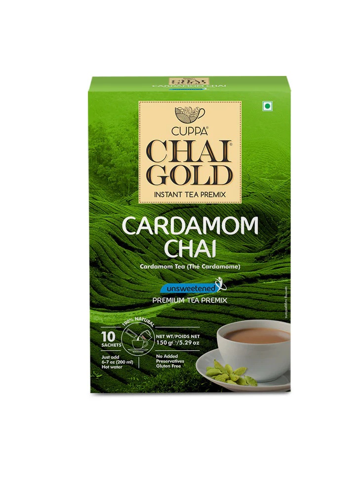Chai Gold Cardamom Tea Sweetened 220g