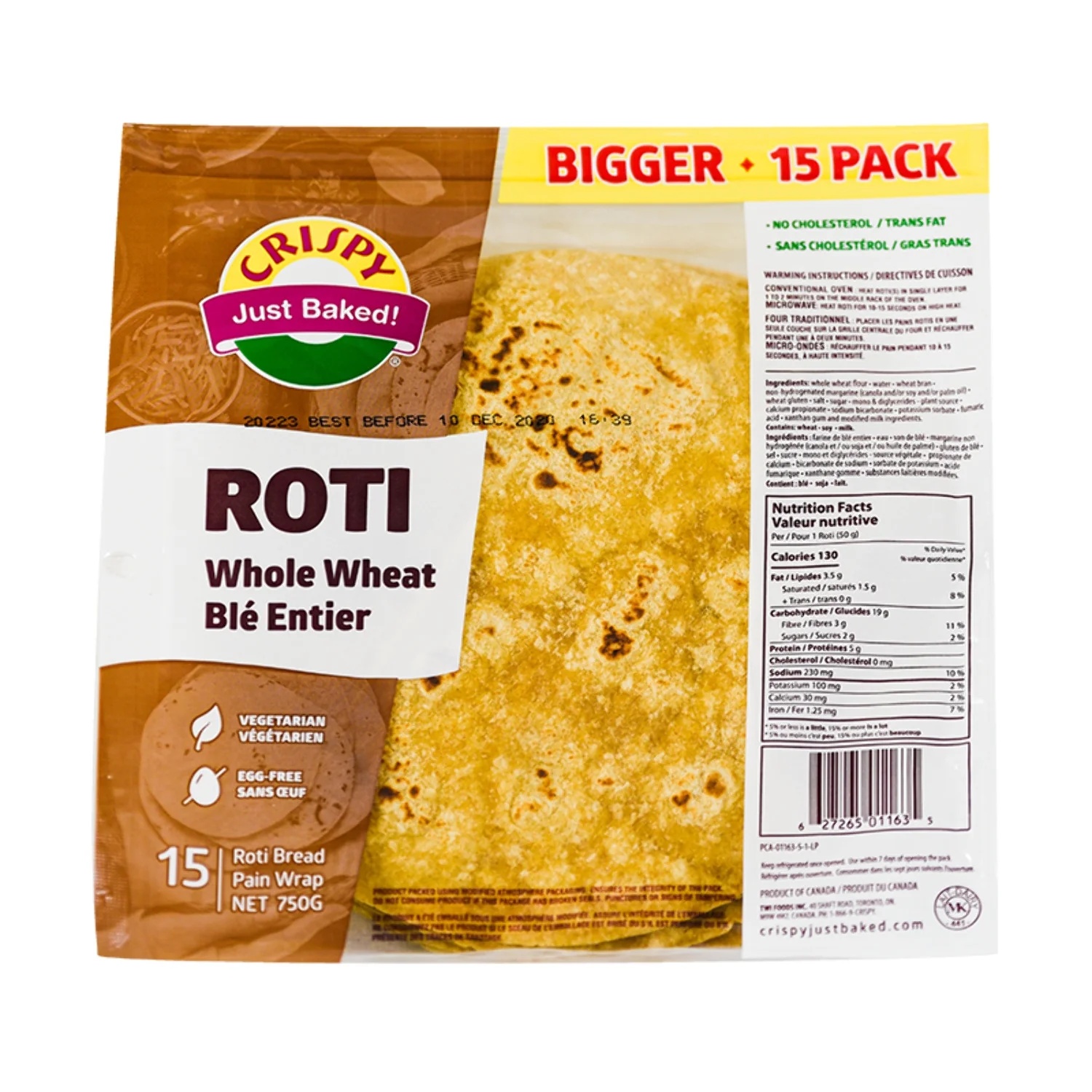 Crispy Rumali Roti 600g